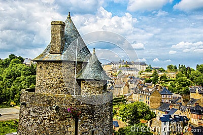 Fougeres, France Stock Photo