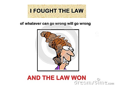 Fought the Law Stock Photo