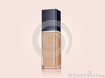 Foundation container mockup Vector Illustration