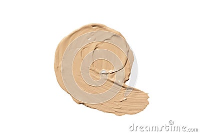Foundation for face. Spot of CC cream or BB cream. Make up product Stock Photo