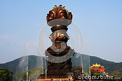 Wuxi Lingshan Buddha Park Stock Photo