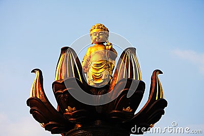 Wuxi Lingshan Buddha Park Stock Photo