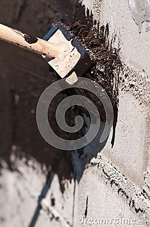 Foundations insulation Stock Photo