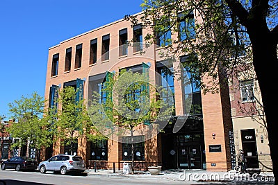 Old Town School of Folk Music New Site, Lincoln Square, Chicago, Illinois, USA Editorial Stock Photo