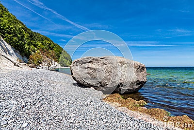 Foundling on shore of the Baltic Sea Stock Photo