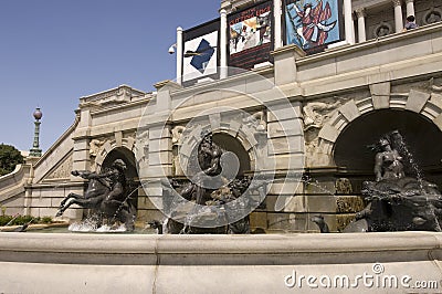 Fountain of Bronze sculptures Washington Editorial Stock Photo