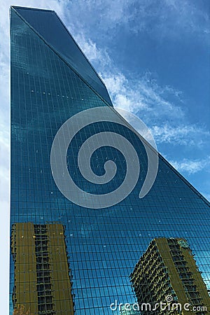 The Fountain Building in Dallas Editorial Stock Photo