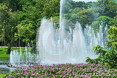 Fountain. Stock Photo