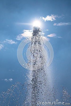 Fountain closeup Stock Photo