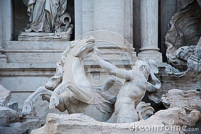 Fountain di Trevi Stock Photo