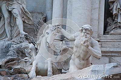 Fountain di Trevi Stock Photo