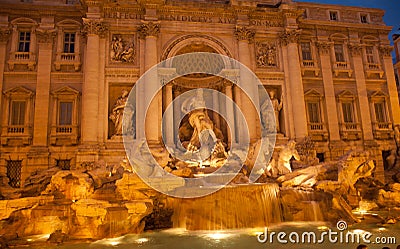 The fountain di Trevi Stock Photo