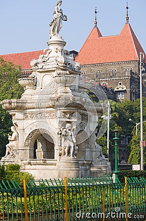 Fountain Flora in the city of Mumbai Stock Photo