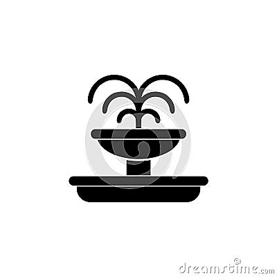 Fountain icon or logo Vector Illustration