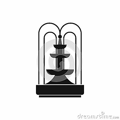 Fountain icon, simple style Vector Illustration