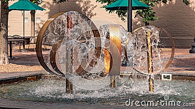 Fountain in Louisville - LOUISVILLE, USA - JUNE 14, 2019 Editorial Stock Photo