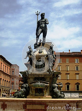 Fountain Neptune Editorial Stock Photo