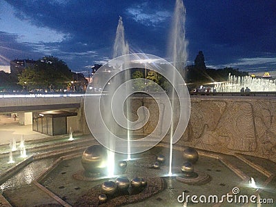 Fountain Editorial Stock Photo