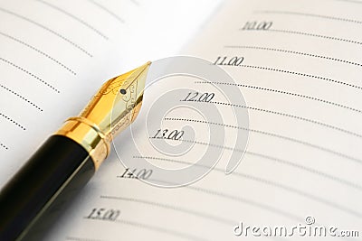 Fountain pen Stock Photo