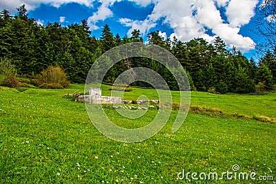 Fountain in the Tableland Stock Photo