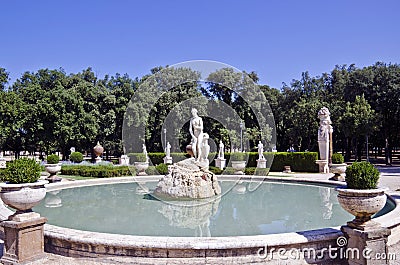 Fountain of Venus, Villa Borghese Stock Photo