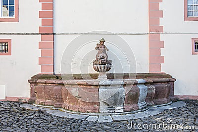 Fountain at Weilburg Castle Stock Photo