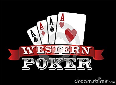 Four Aces. Poker icon Vector Illustration