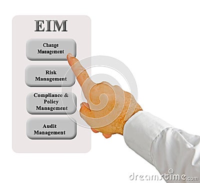 components of EIM Audit Stock Photo