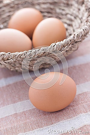Four eggs Stock Photo