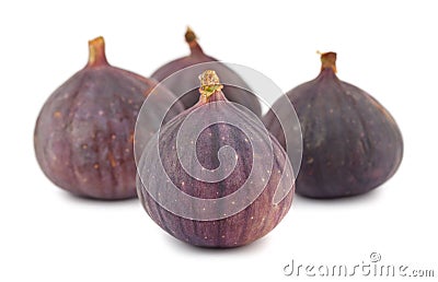 Four fig fruits Stock Photo