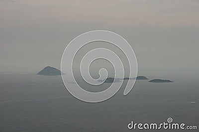 four islands Stock Photo