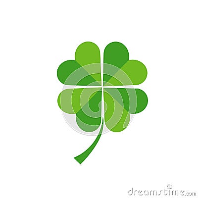 Four leaf clover icon Vector Illustration