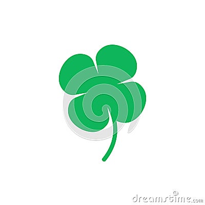 Four leaf clover icon vector, St Patricks day vector Vector Illustration
