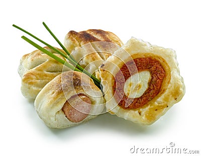 Four little appetizers Stock Photo