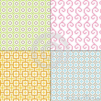 Small geometric patterns Stock Photo