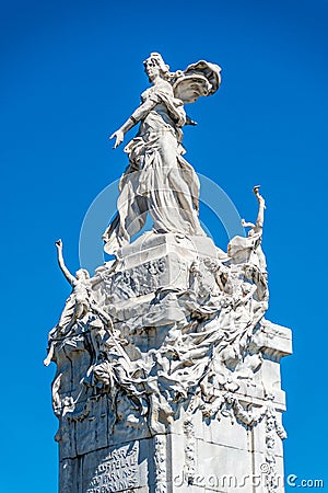 Four Regions monument in Buenos Aires, Argentina Stock Photo