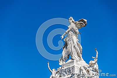 Four Regions monument in Buenos Aires, Argentina Stock Photo