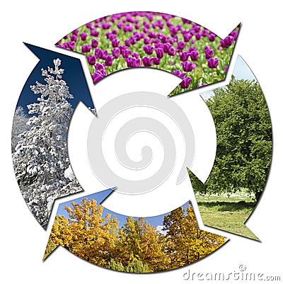 Four Seasons Stock Photo