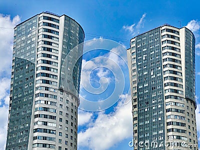 Tall Residential Towers, Architecture Editorial Stock Photo