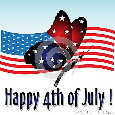 Fourth of July Vector Illustration