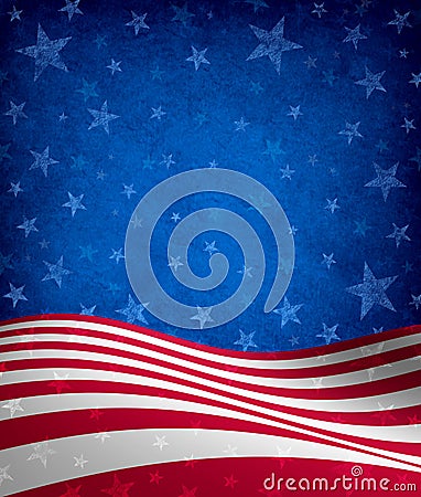 Fourth Of July Background Stock Photo