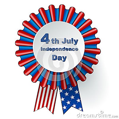 Fourth of July Independence Day Vector Illustration