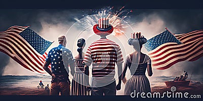 Fourth of July Independence day Stock Photo