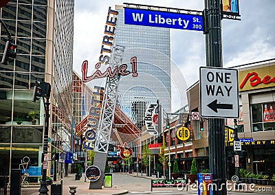 Fourth Street Live Louisville Kentucky Editorial Stock Photo