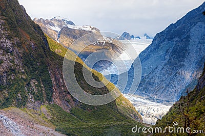 Fox Glacier Stock Photo