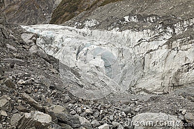 Fox Glacier of New Zealand Stock Photo