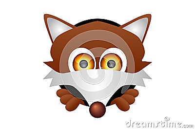 Fox Head Vector Illustration