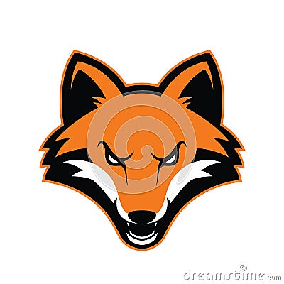 Fox head mascot Vector Illustration