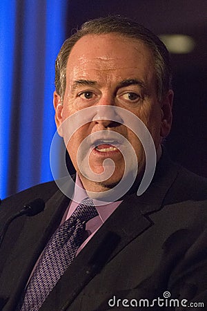 Fox News Personality Governor Mike Huckabee Editorial Stock Photo