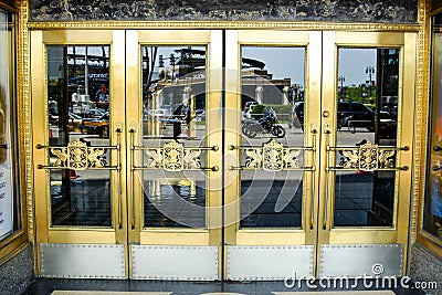 The Fox Theater in Downtown Detroit Editorial Stock Photo